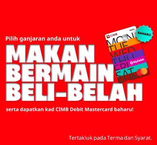 Buka akaun CIMB secara dalam talian hari ini dan dapatkan ganjaran sehingga RM70!